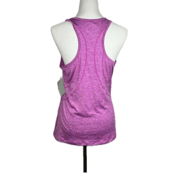 Reebok Training Dynamic Scoop Racerback Slim Athletic Fit Tank Top Orchid Sz M - Picture 2 of 12